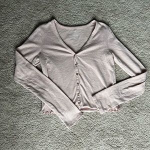 Pink AE Button shirt